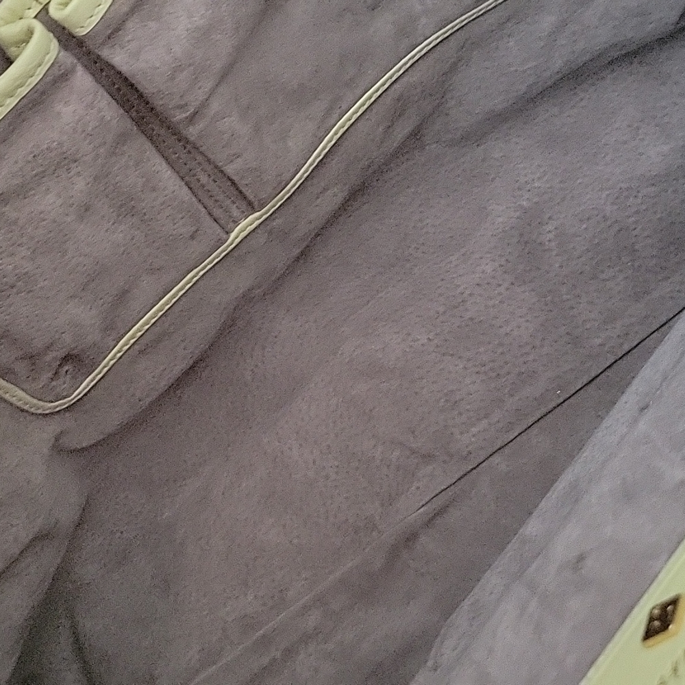 EILEEN WEST Scrumptious Pale Green Leather Large Handbag with Coin purse BEAUTY - Picture 9 of 11